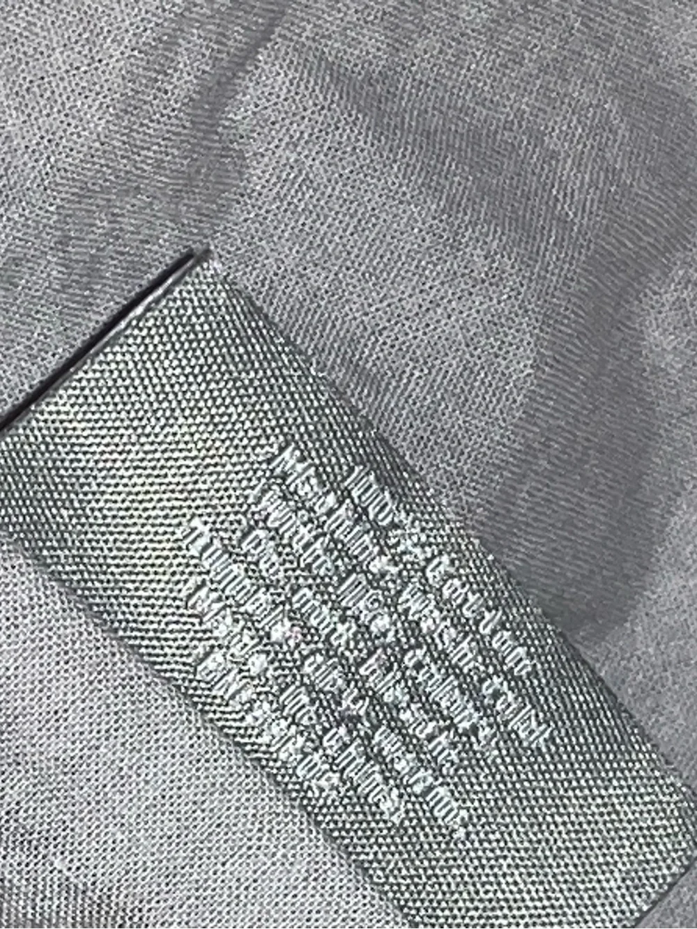 Nicole Miller ~ Light Gray Pillow Shams~ 💯 Cotton ~ 2 shams